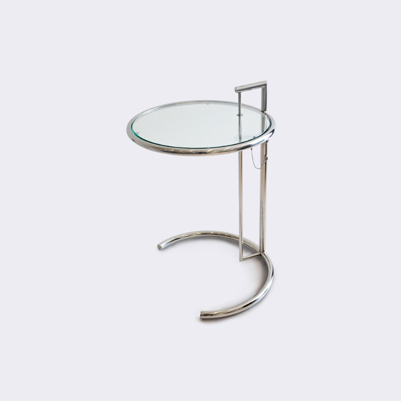 클래시콘 철제 유리 원형 소파 사이드 테이블 (classic side table)