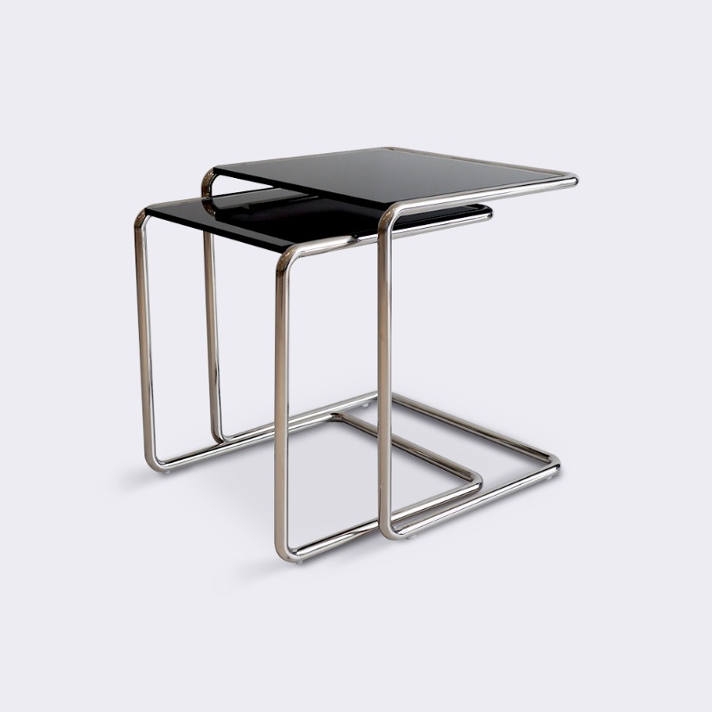 Thonet Glass Side Table(two-set)