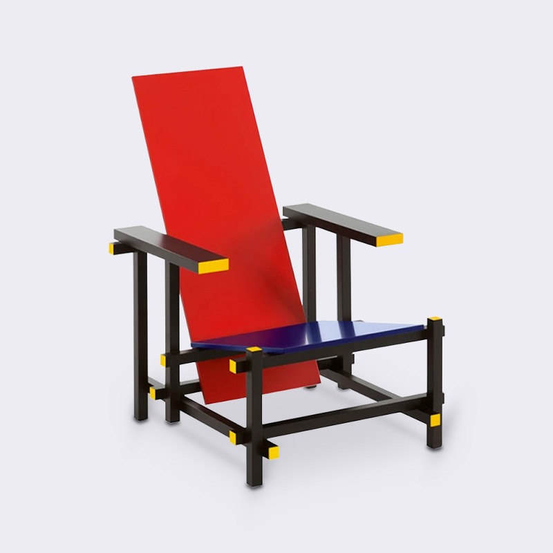 Red And Blue Armchair